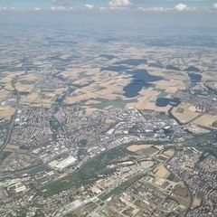 Verortung via Georeferenzierung der Kamera: Aufgenommen in der Nähe von Unterfranken, Deutschland in 2100 Meter